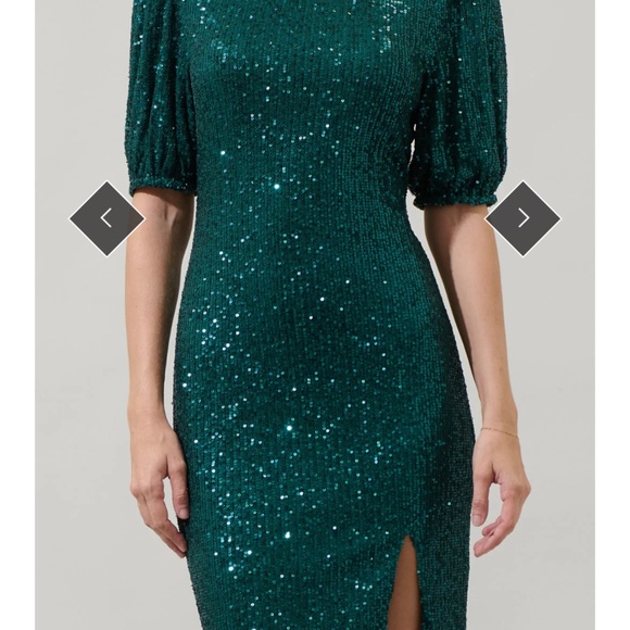 NWT SUGARLIPS All That Glitters Sequin Midi Dress in S - Picture 3 of 10